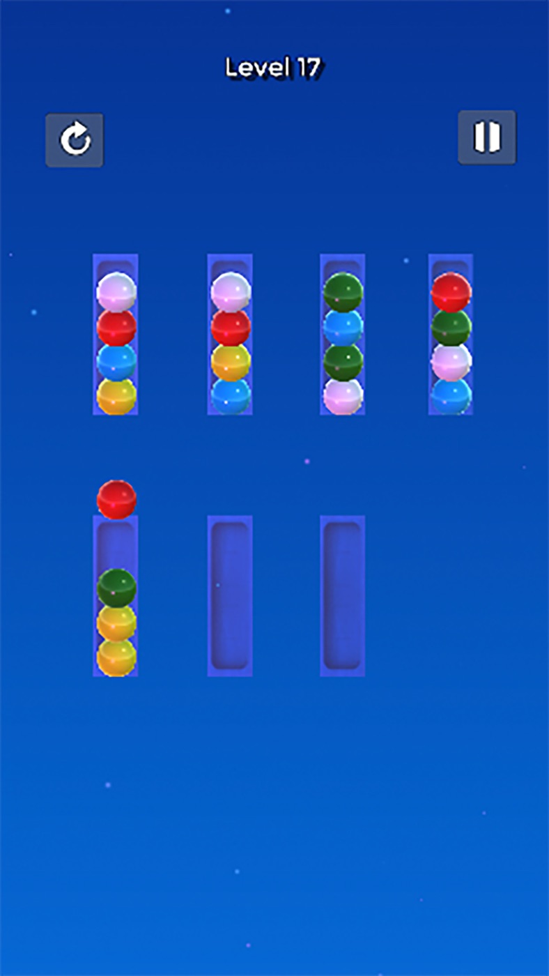 3D Ball Color Sort - Sorting screenshot 1