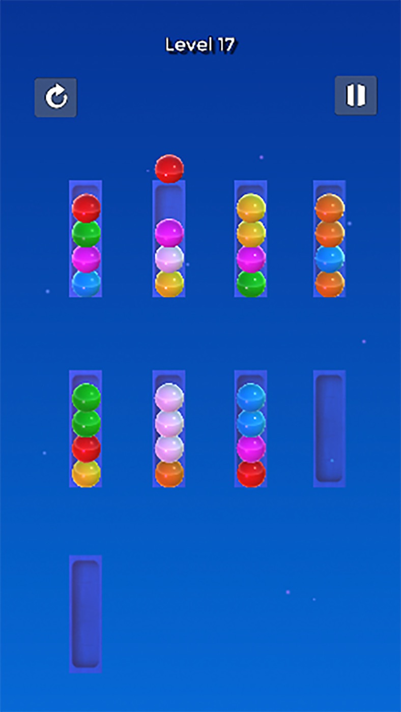 3D Ball Color Sort - Sorting screenshot 2