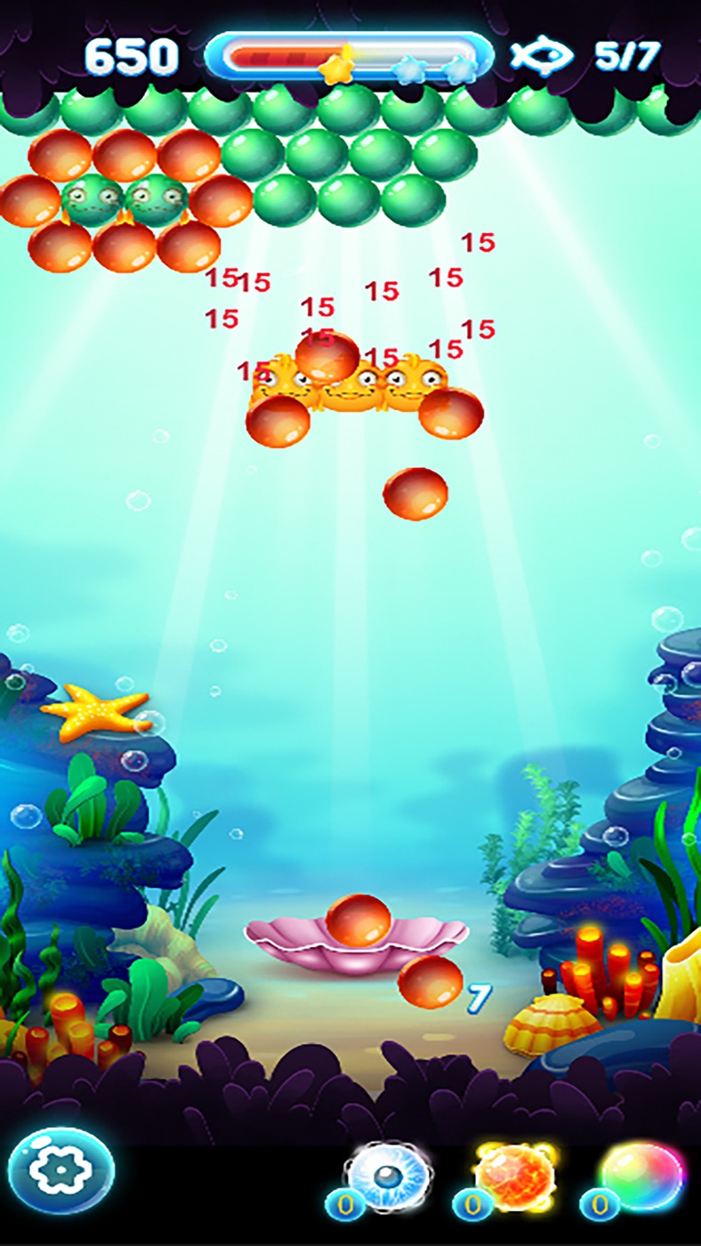 Bubble Pop! Sea Booble Shooter screenshot 1