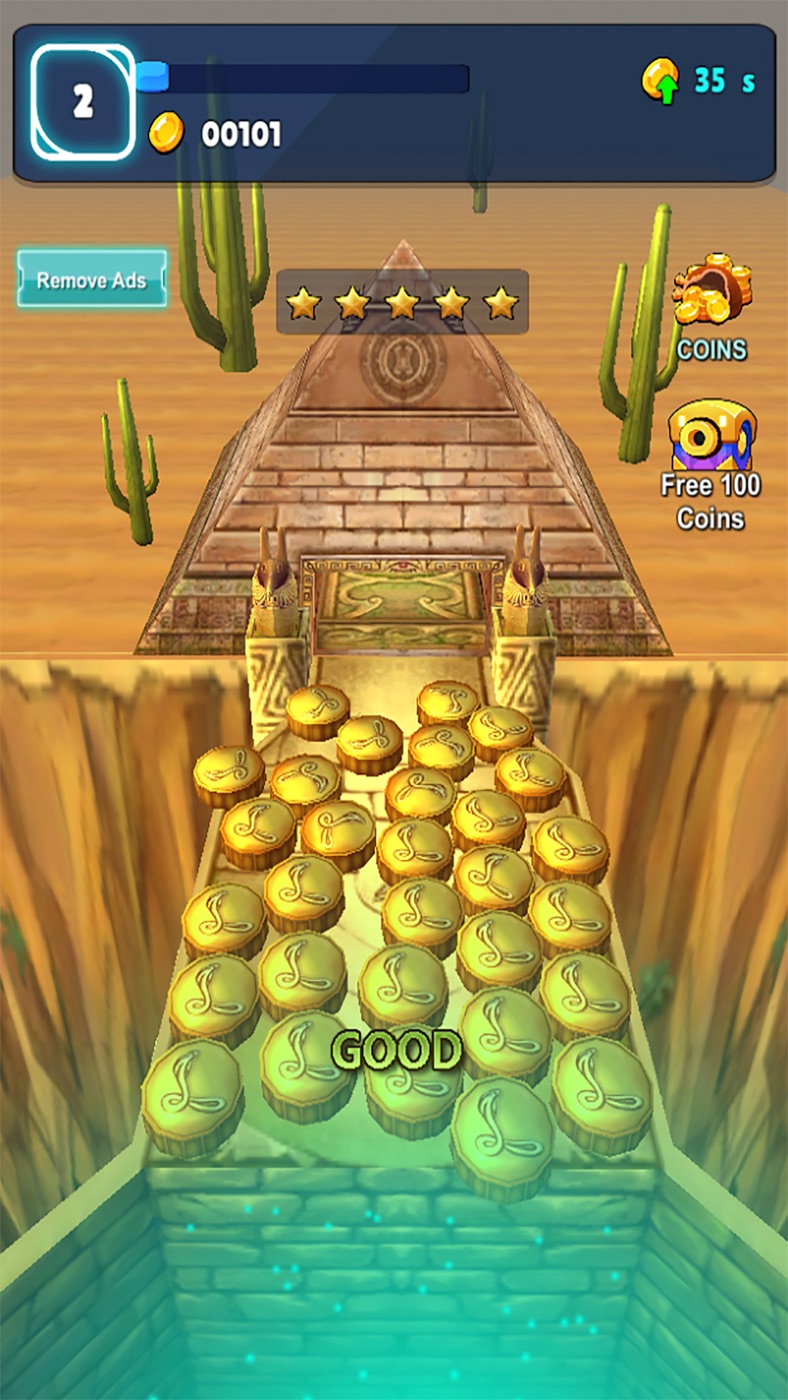 Coin Dozer 3D Coin Pusher Game screenshot 1