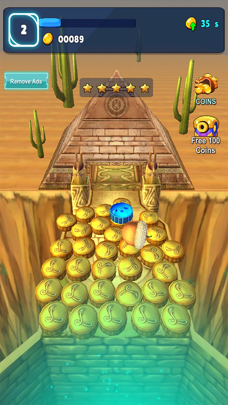 Coin Dozer 3D Coin Pusher Game screenshot 2
