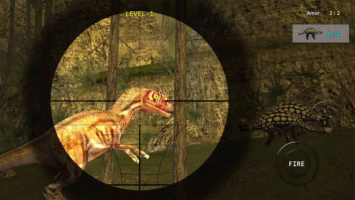 Dinosaur Hunter Go -Dino Games screenshot 1