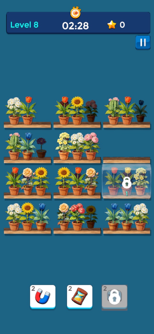 Blossom Rack: Flower Sort screenshot 2