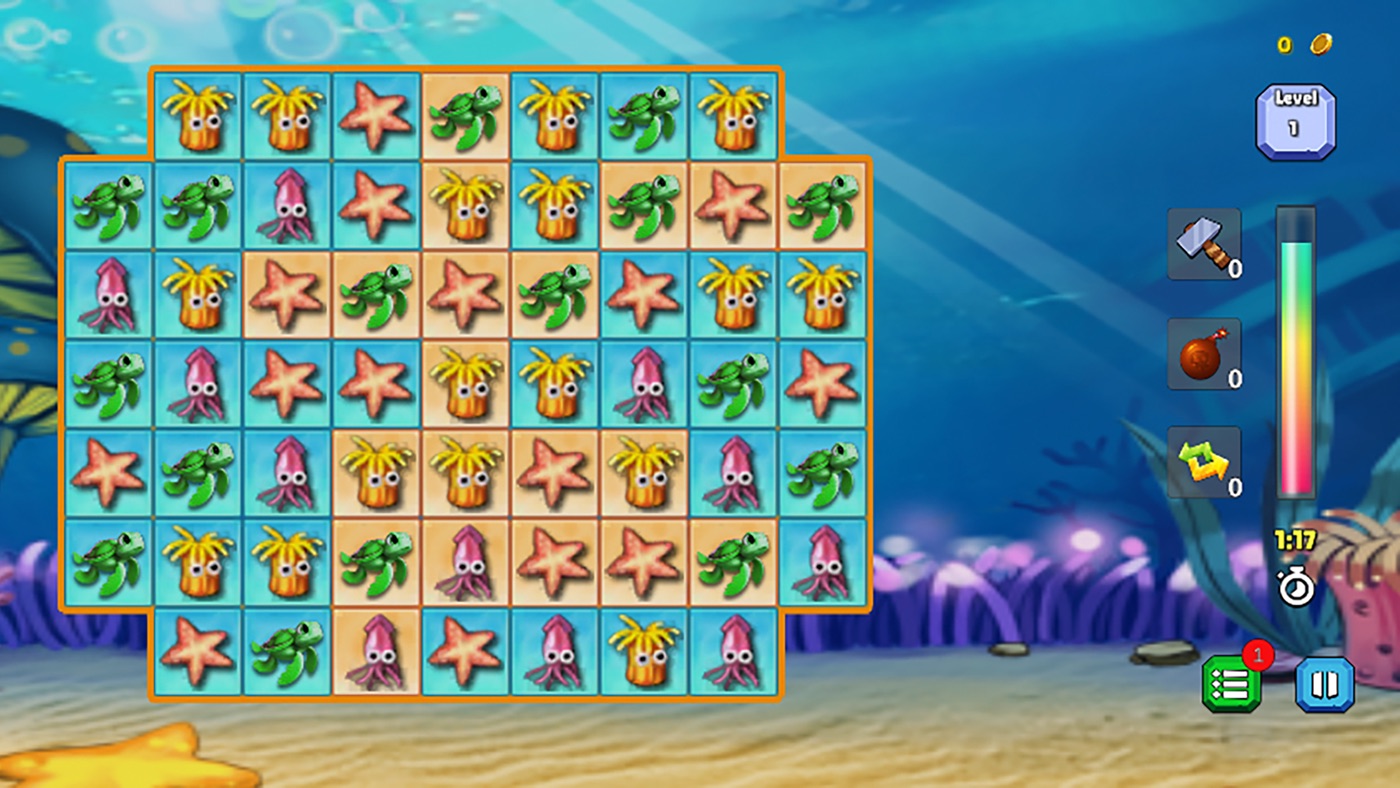 Sea Match3 - New Match 3 Games screenshot 2